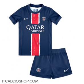 Paris Saint-Germain Prima Maglia Bambino 2024-25 Manica Corta (+ Pantaloni corti)